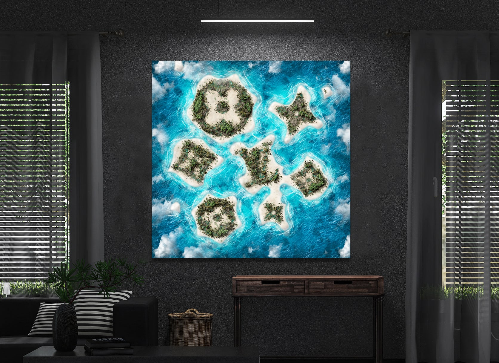 LV eiland kunst